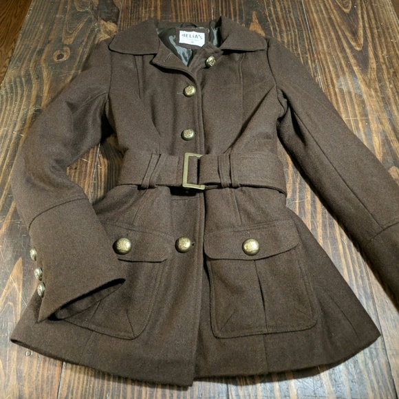 dELiA*s Jackets & Blazers - NWOT! 💥 dELiA*s Wool Blend Belted Pea Coat, Med